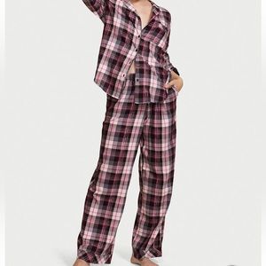 MWT Victorias Secret | Plaid Flannel Pajama Set Regular - Large New